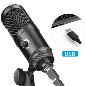 Notebook Computer Desktop Stand Set Recording Condenser Microphone