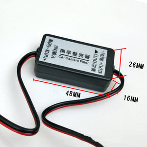 Reversing Camera Rectifier Stabilizes And Prevents Interference